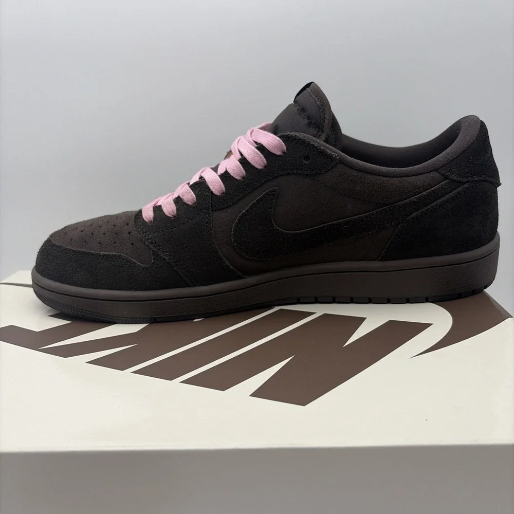 Size 12 - Travis Scott x Air Jordan 1 Retro OG SP Low Velvet Brown (DM7866-202)